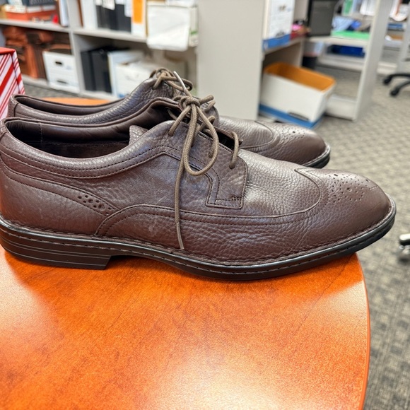 Rockport Walkability, Men's Dark Brown Leather Dress Shoes - Picture 1 of 12